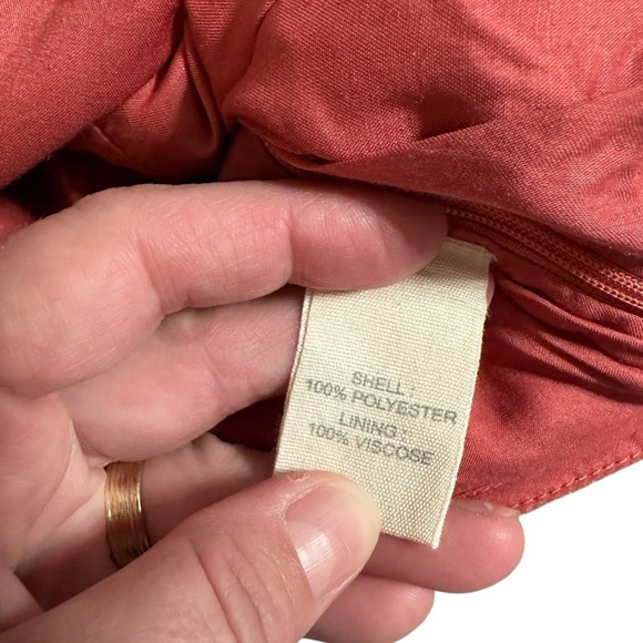 NWT Anthro Pink Rose Forever That Girl Velvet Corseted Tie-Strap Top - Picture 5 of 9